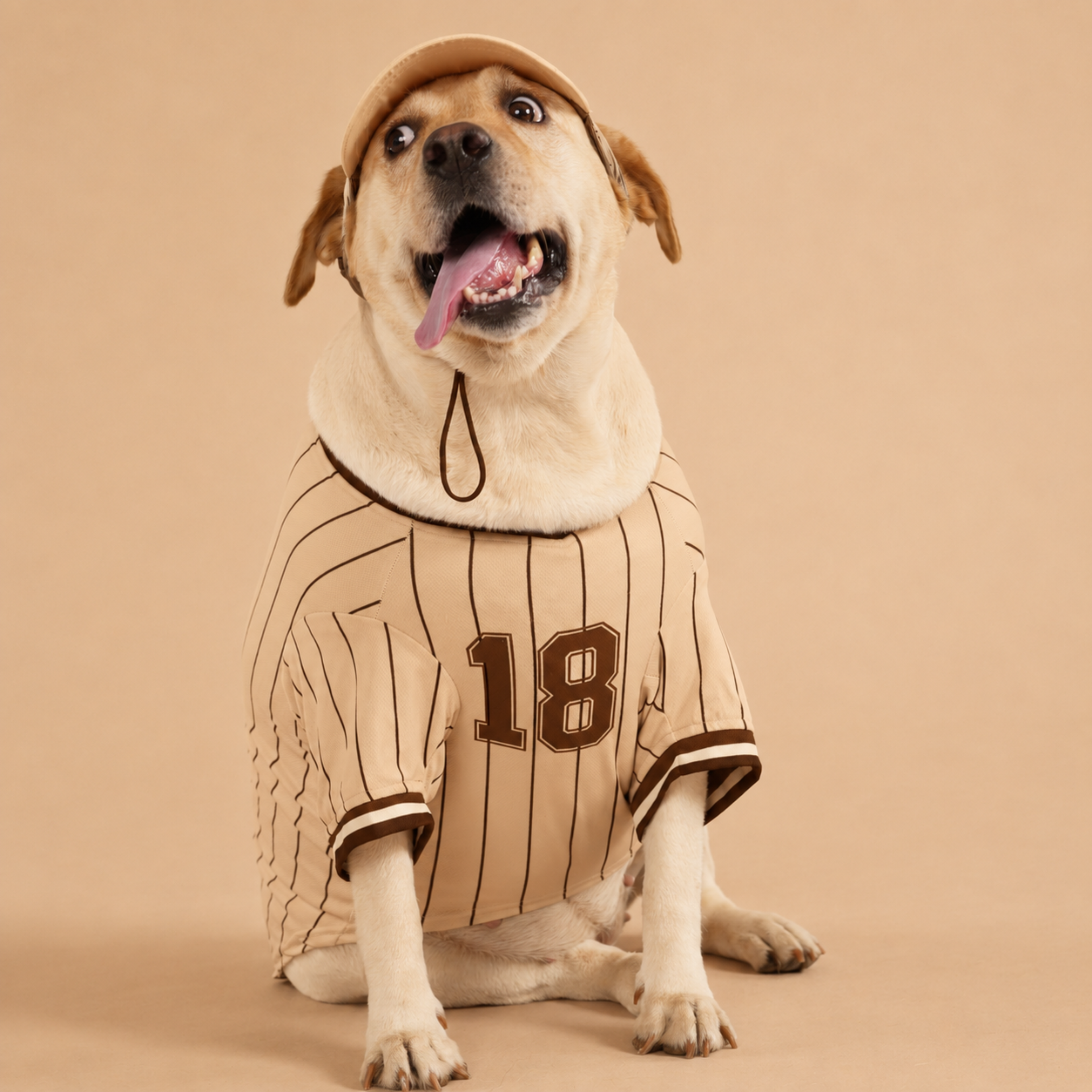 Signature Dog Brown Baseball Jersey
