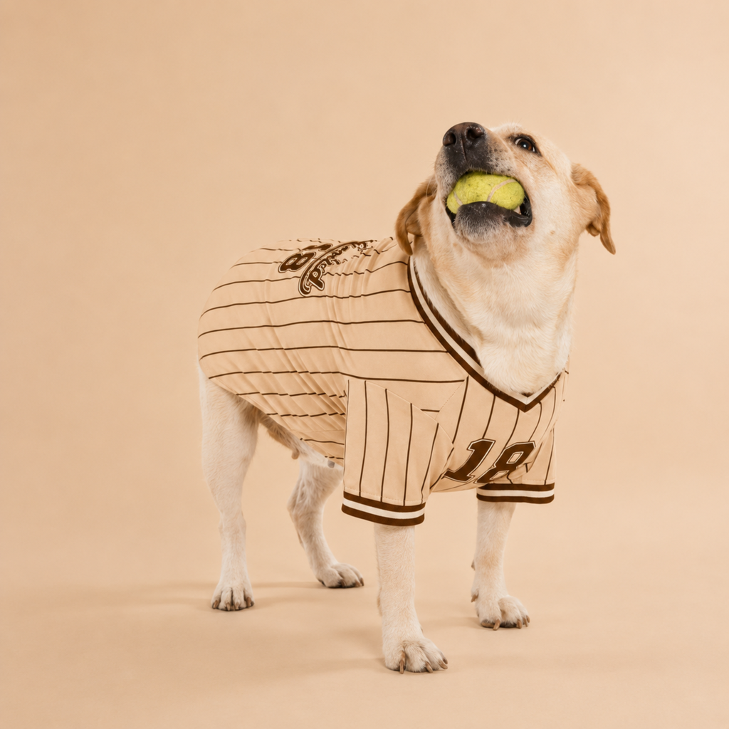 Signature Dog Brown Baseball Jersey