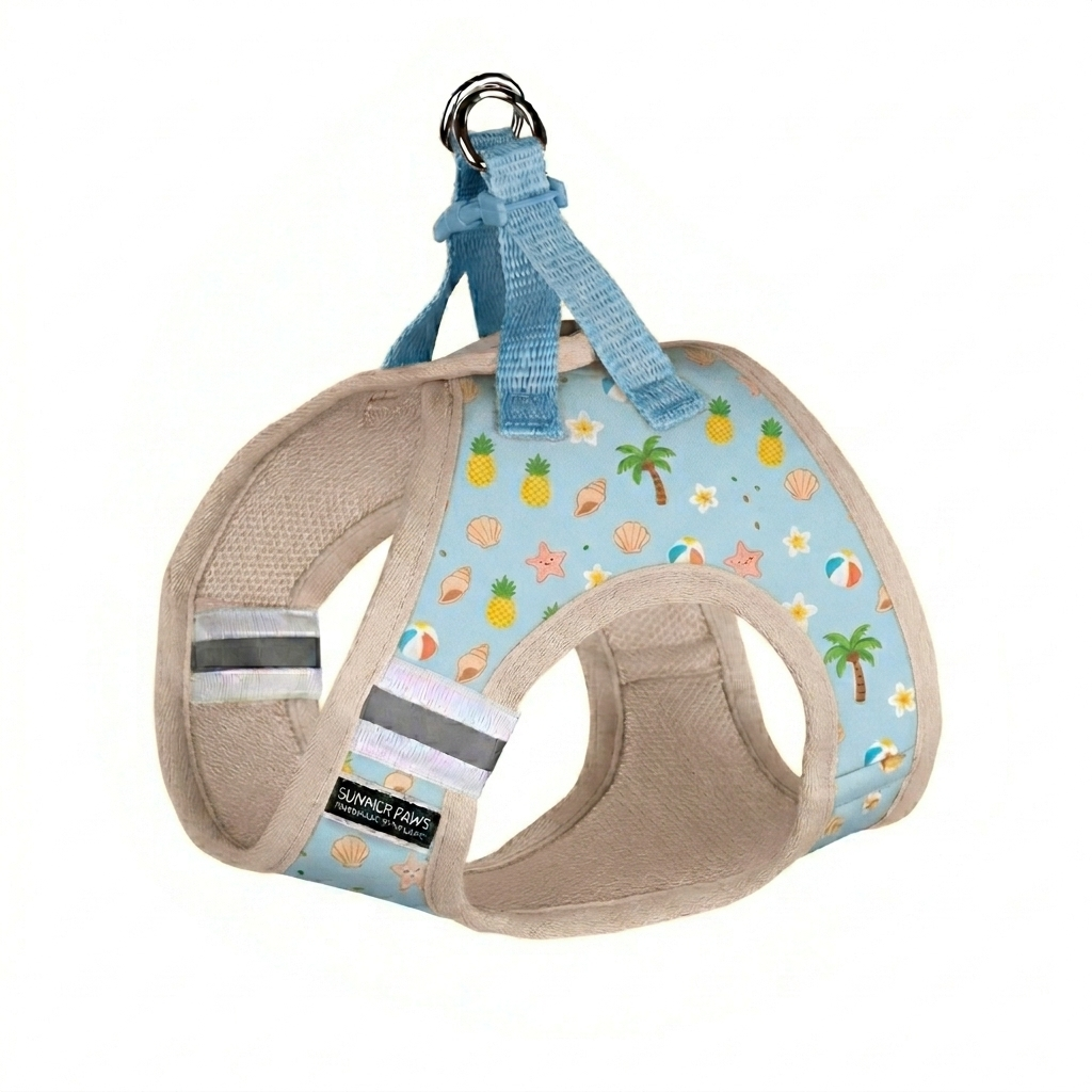 Beach Blue Dog Harness (Small Breeds) | Uncollared Club